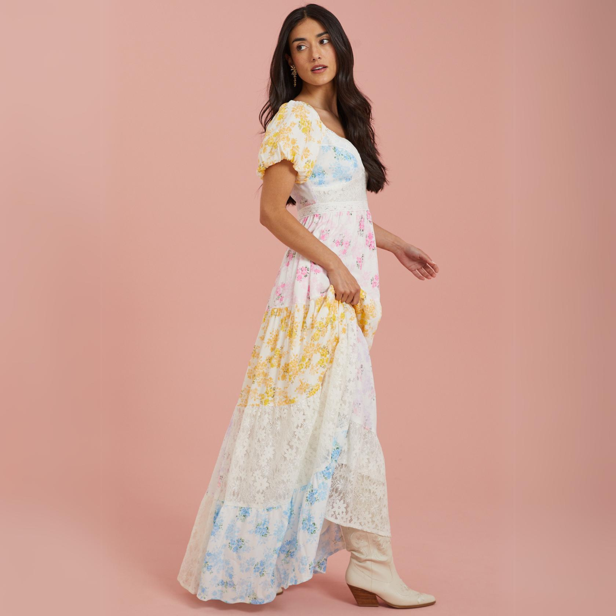 Jasmine Patchwork Dress – marjoriedeflores